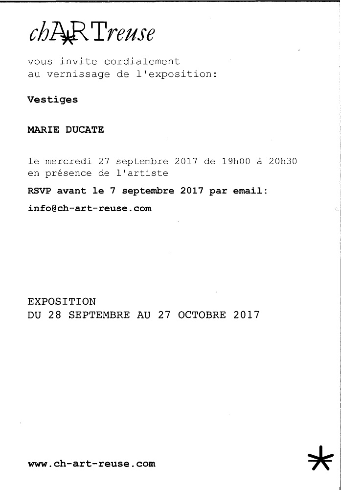 Exposition Vestige Chatreuse La Lance 2017 Page 2