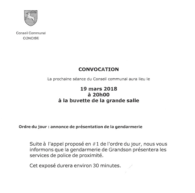 Présentation des services de police de proximité. Gendarmerie. 