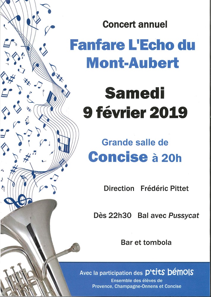 r 3194 Fanfare. Ariane Humbert. Invitation. Manifestation. Concert 9.02.2019 Page 1